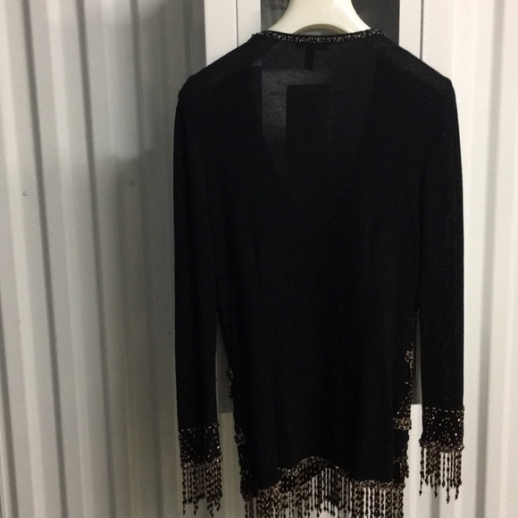 Escada beaded black cardigan - Picture 8 of 8